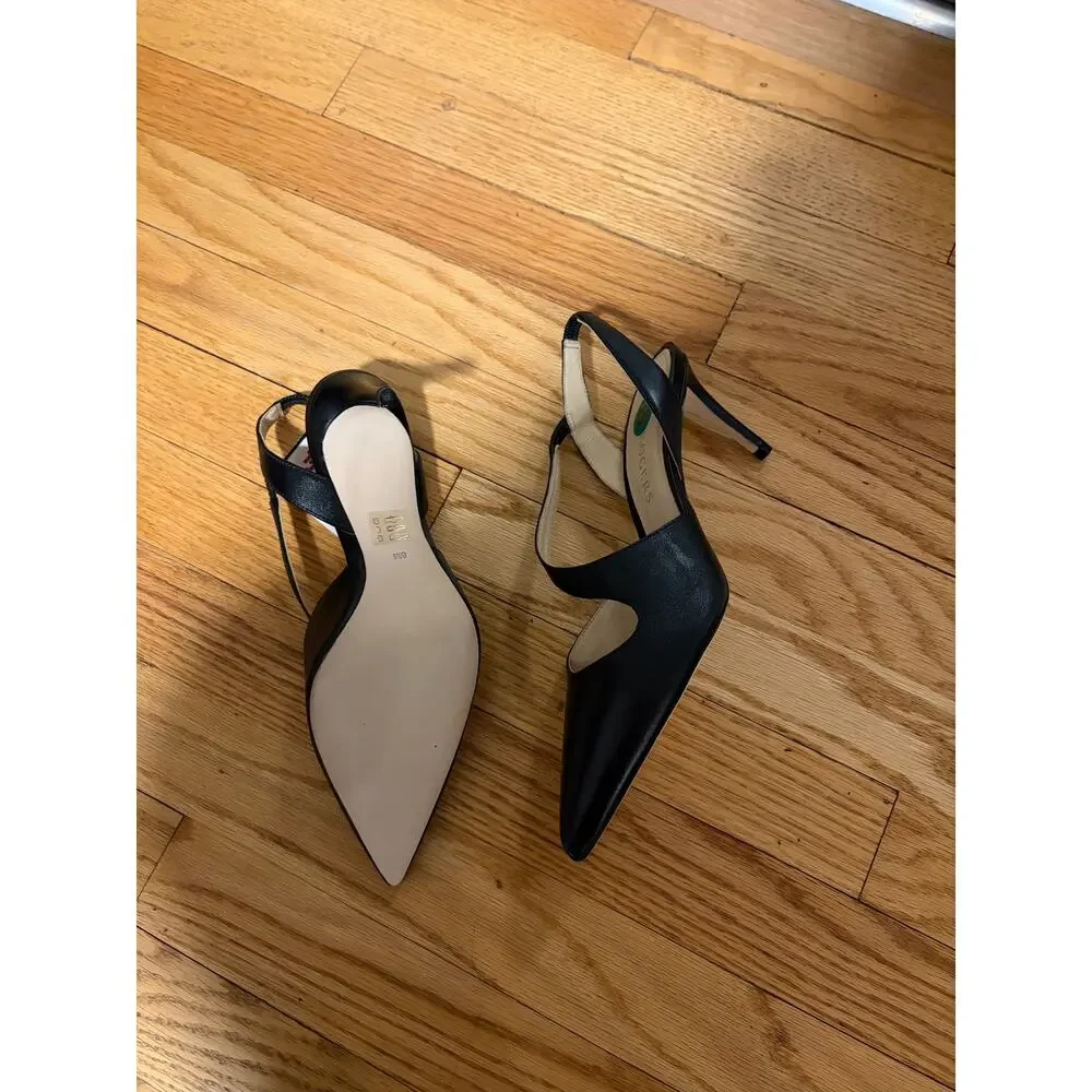 Jack Rogers black Ansley heels size 8 new